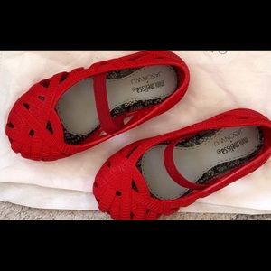 Mini Melissa look alike shoes. Size 7
